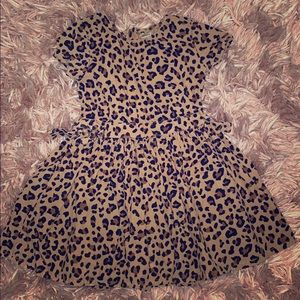 Girls Leopard Print Dress